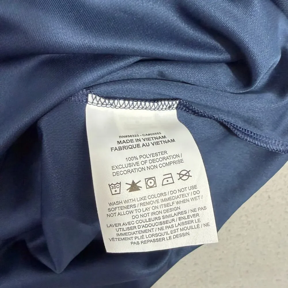 Nike Dri-FIT Michigan Recreational Sports Polo Shirt Medium Wolverines Blue NWOT